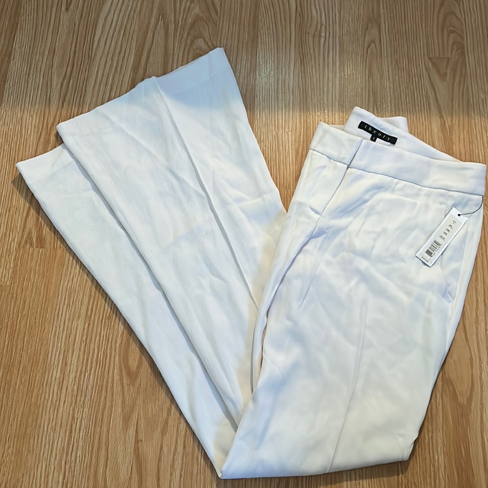 Theory flared work pants, brand new with tags